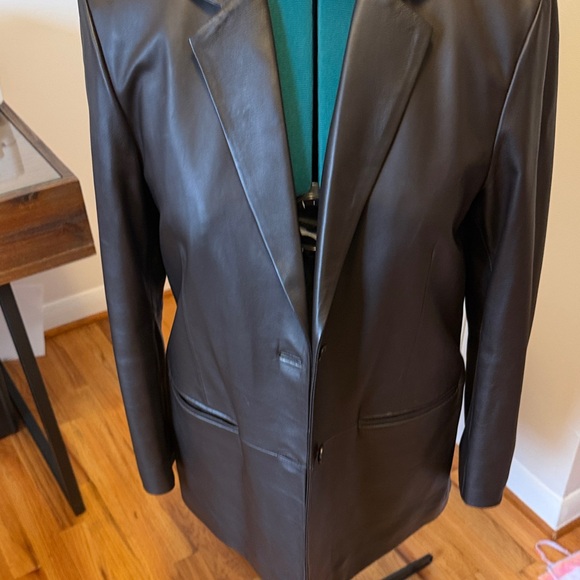 Jenni Kayne Brooke Leather Blazer - Picture 11 of 11